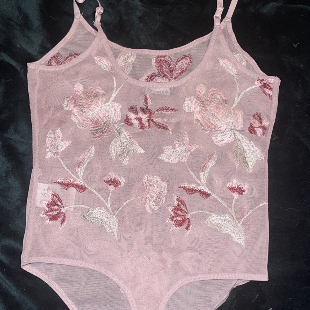 Floral Mesh Bodysuit